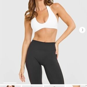 Oner Active soft motion White halter Bra size medium